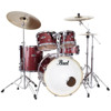 Slagverk Pearl Export EXX725SBR/C704, 22 Black Cherry Glitter m/Stativer og Cymbaler