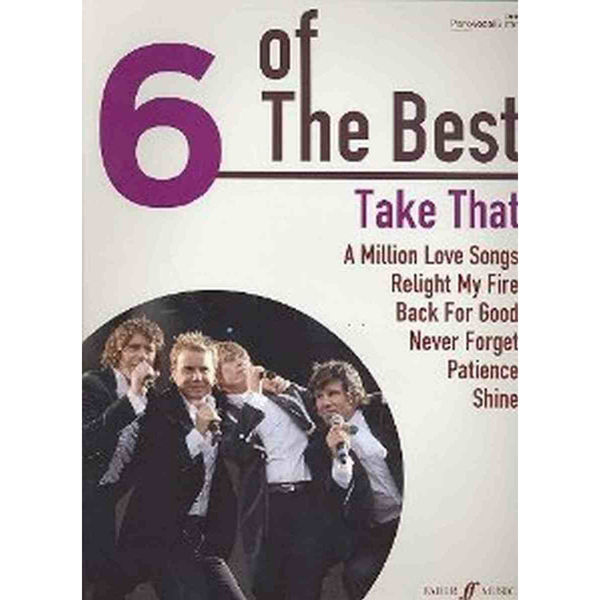 6 of The Best - Take That - Piano/Vokal/Gitar