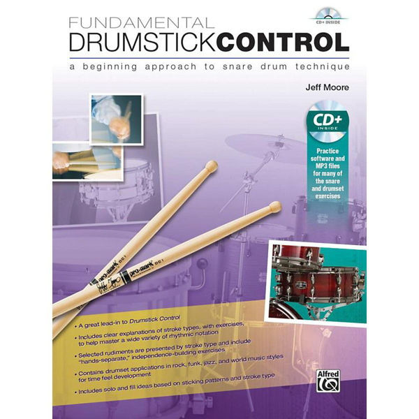 Drumstick Control Book and CD, Jeff Moore