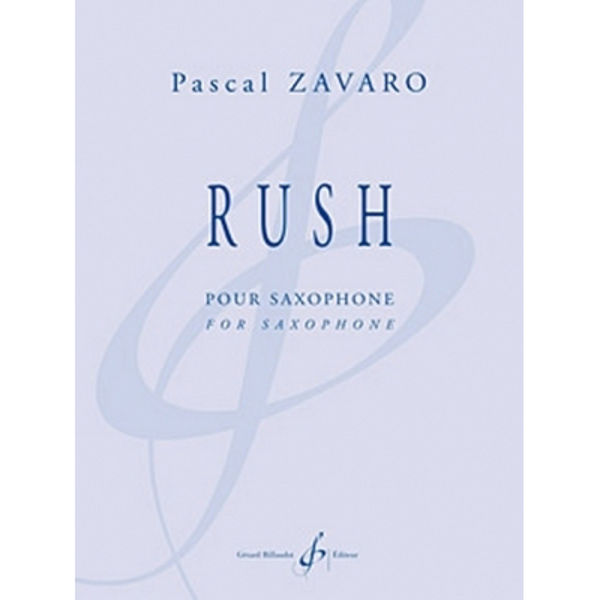RUSH pour Saxophone, Zavaro
