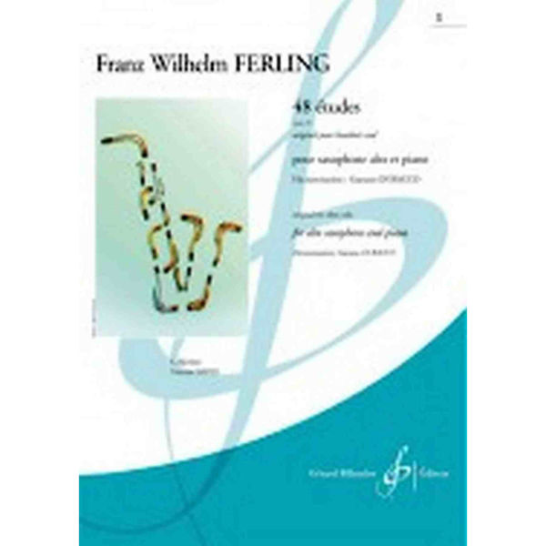 Ferling - 48 etudes Opus 31 Volume 1 for Saxophone and Piano