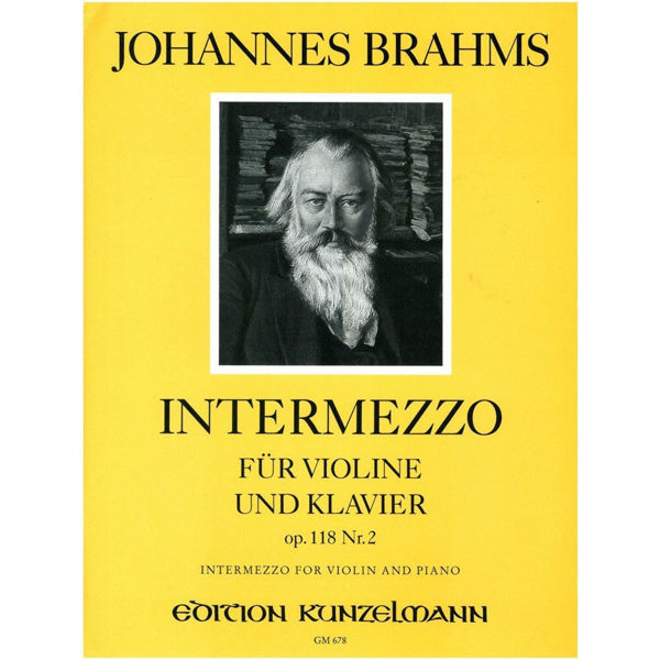 Intermezzo für Violine und Klavier, Op. 118 Nr. 2, Johannes Brahms