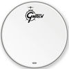 Stortrommeskinn Gretsch GRDHCW20, White Coated m/Gretsch Logo 20