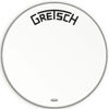 Stortrommeskinn Gretsch GRDHCW22B, White Coated m/Broadcaster Logo 22