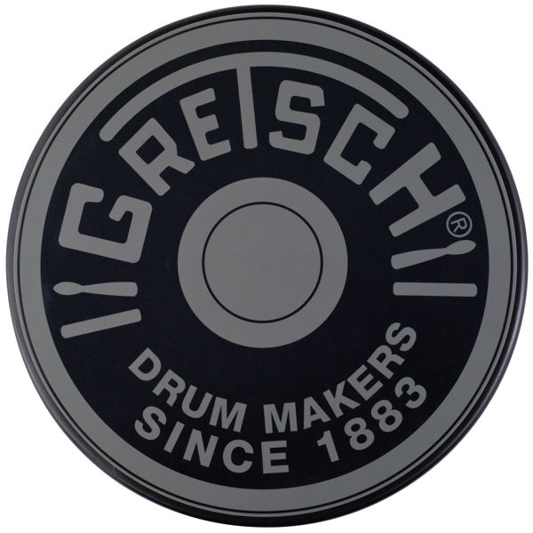 Trommepad Gretsch, GREPAD12G, 12 Rubber Pad, Grey, 8 mm