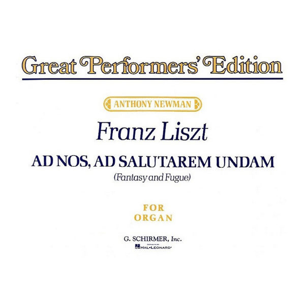 Franz Liszt: Ad Nos, Ad Salutarem Undam. Organ