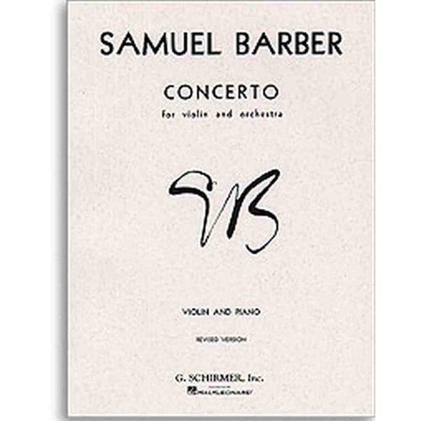 Concerto for Violin and Orchestra - Samuel Barber - Violin and Piano