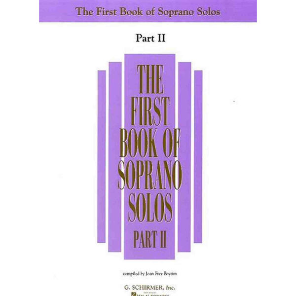 The First Book Of Soprano Solos Part II