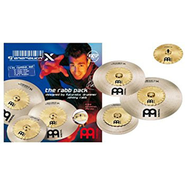 Cymbalpakke Meinl Generation X Safari 12-16-18, Johnny Rabb