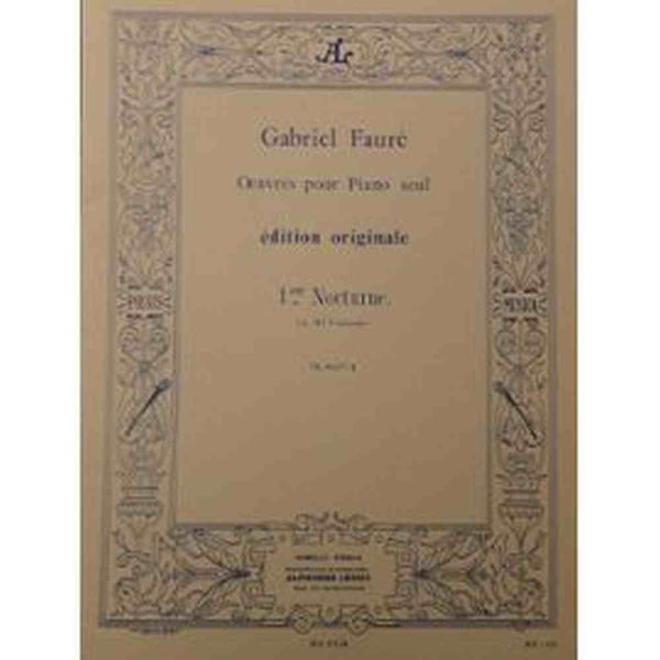 Oeuvres pour Piano seul, Faure - Piano