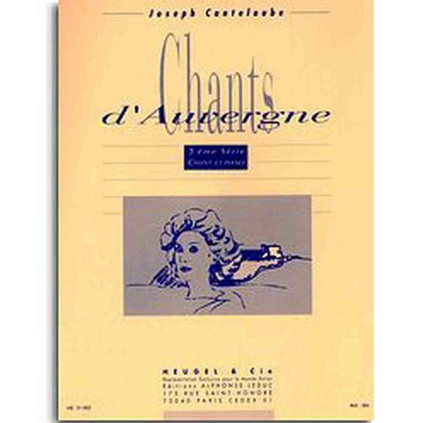 Chants D'Auvergne 5th Serie (Soprano/Piano) Canteloube