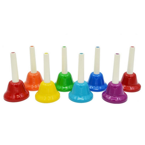 Håndbjellesett Hau-Sheng HFC-48CN, Diatonisk Starter Hand Bells C6-C7 (C64-C76) 8 Stk. Chroma-Notes