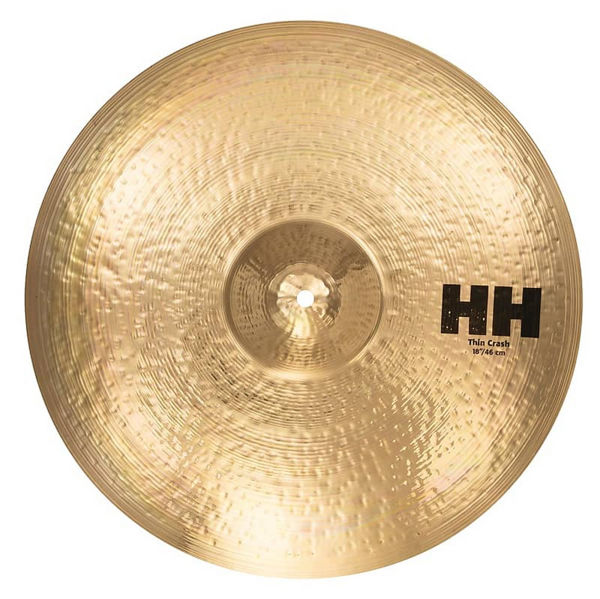 Cymbal Sabian HH Crash, Thin 18, Brilliant