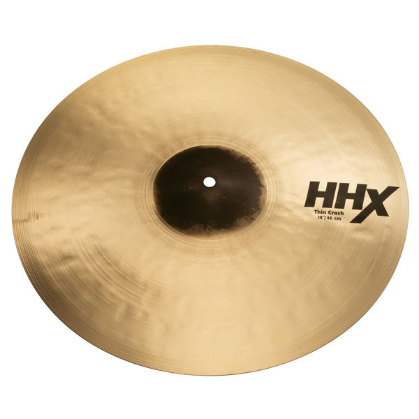 Cymbal Sabian HHX Crash, Thin 18, Brilliant