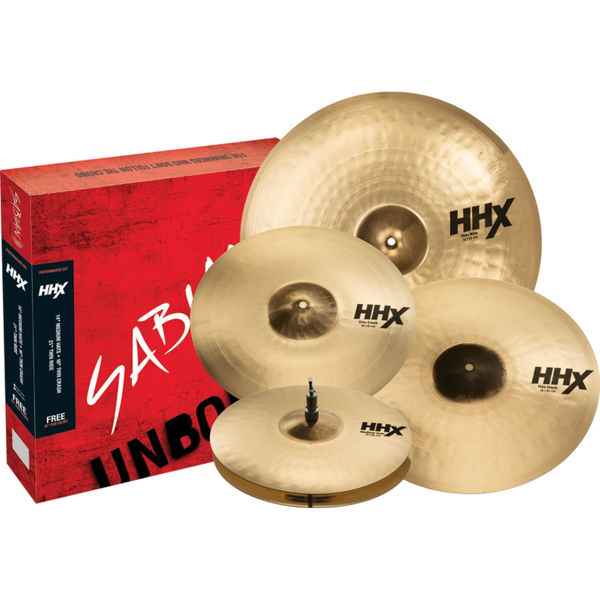 Cymbalpakke Sabian HHX 15005XTMB, 14-16-18-21, Performance Set, Brilliant