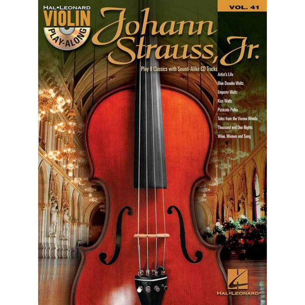 Johan Strauss, Jr , Violin Play-along Vol 41