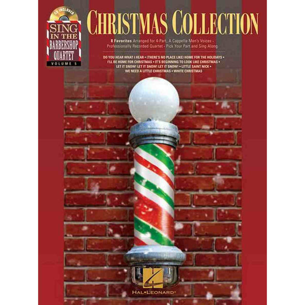 Sing In The Barbershop Quartet Volume 5 Christmas Collection (Book/CD)