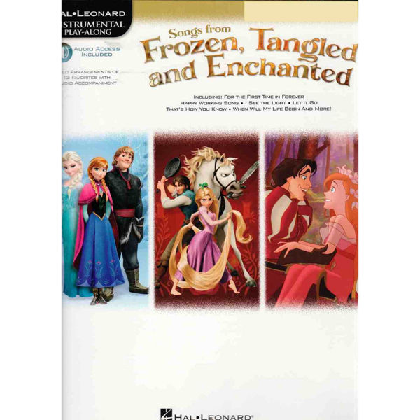 Songs from Frozen, Tangled and Enchanted. Violin Play-Along