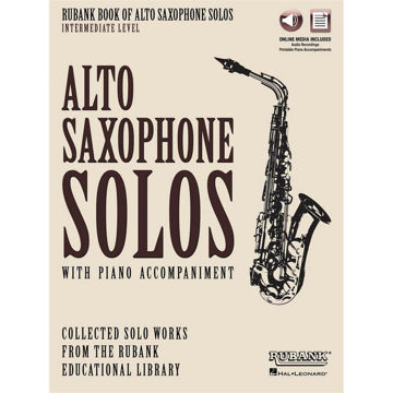 Rubank book of Alto Saxophone solos, Intermediate level, Book and Audio Access