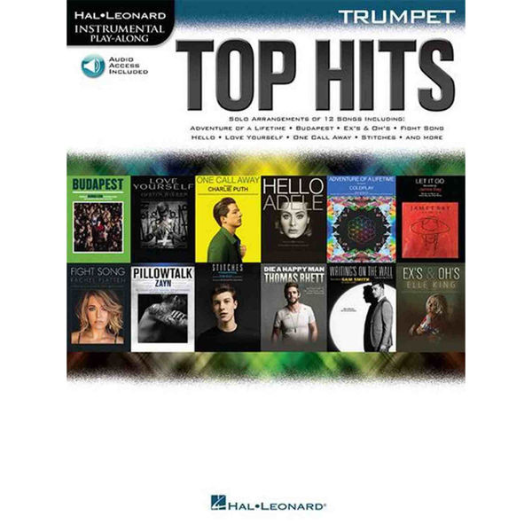 Top Hits - Trompet (Book/Online Audio) Hal Leonard Instrumental Play-Along