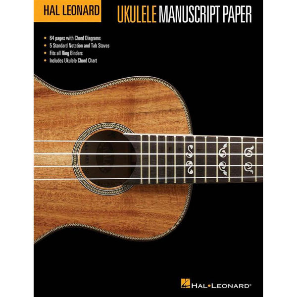 Noteblokk Ukulele, Hal Leonard Ukulele Manuscript Paper
