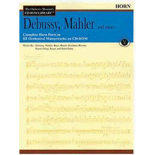 CD-rom library - Debussy, Mahler and more - Horn