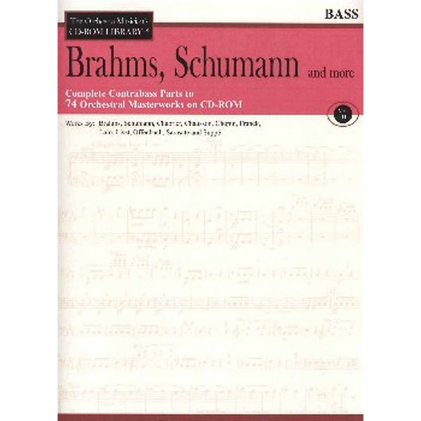 CD-rom library - Brahms, Schumann and more - Bass