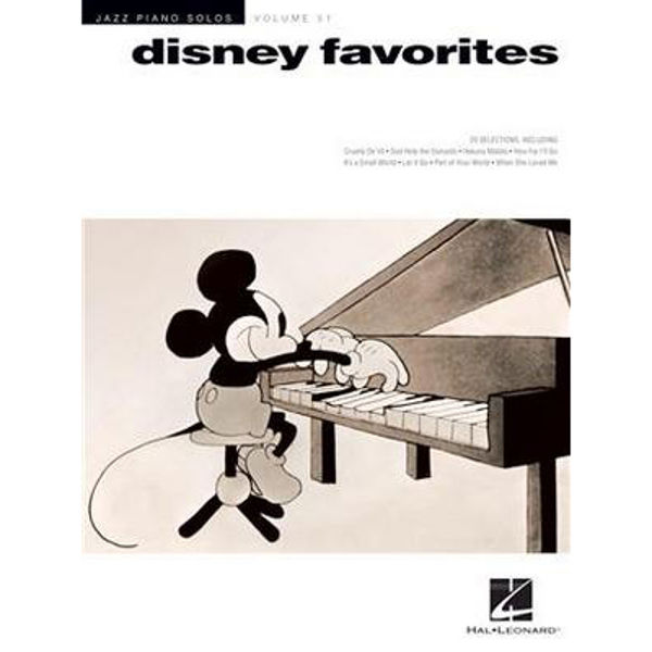 Disney Favorites, Jazz Piano Solos Series Volume 51