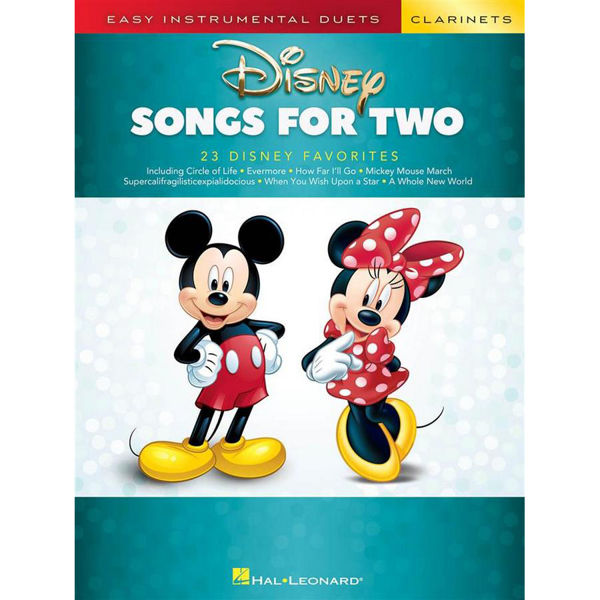 Disney Songs for Two Clarinets - Easy Instrumental Duets