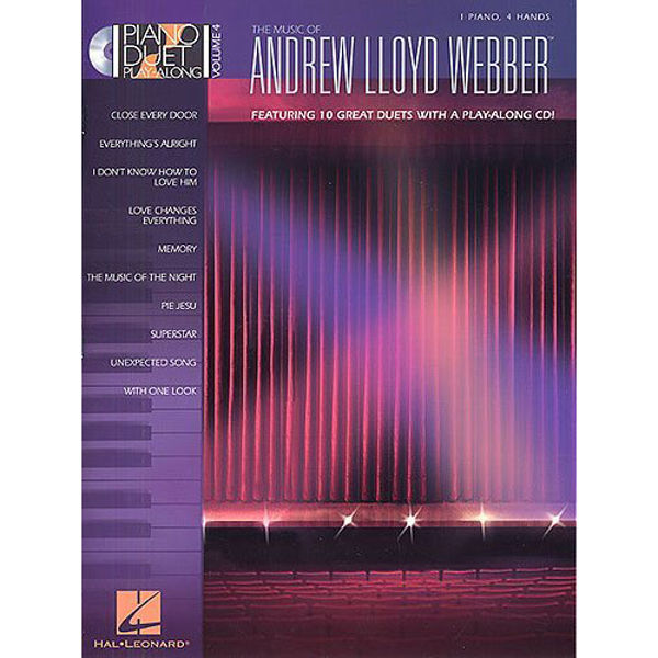The Music of Andrew Lloyd Webber Piano Duet Play-Along Vol 4