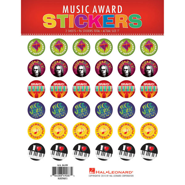 Klistremerker Music Award Stickers