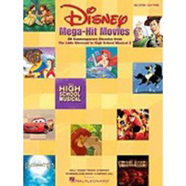 Disney Mega Hits Movies Easy Piano