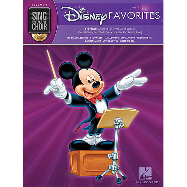 Sing With The Choir Volume 7: Disney Favorites (Book And CD)