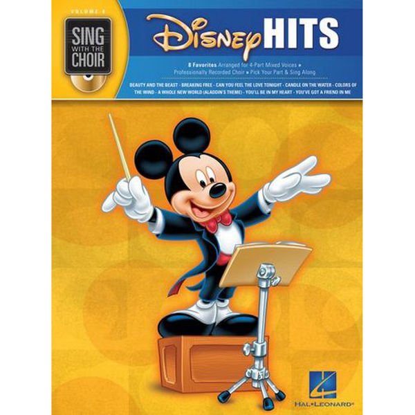 Sing With The Choir Volume 8: Disney Hits (Book And CD)