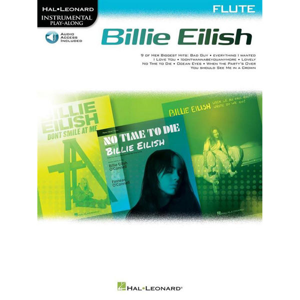 Billie Eilish - Flute (Book/Online Audio) Hal Leonard Instrumental Play-Along