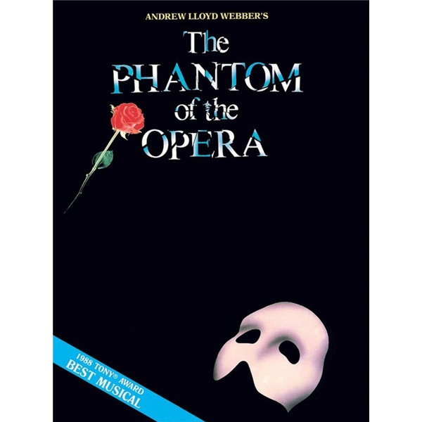 The Phantom of the Opera, Andrew Lloyd Webber. Piano/Vocal/Guitar
