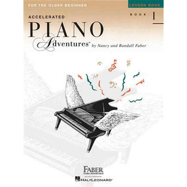 Piano Adventures Accelerated Lesson book 1 for the Older Beginner