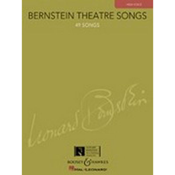 Bernstein Theatre Songs - High Voice (49 Songs)