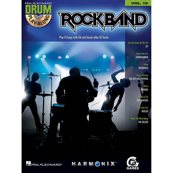 RockBand Drums Vol. 19 Hal Leonard Drum Play-Along