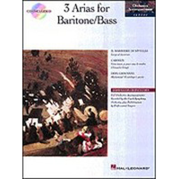 3 Arias for Baritone/Bass Voice