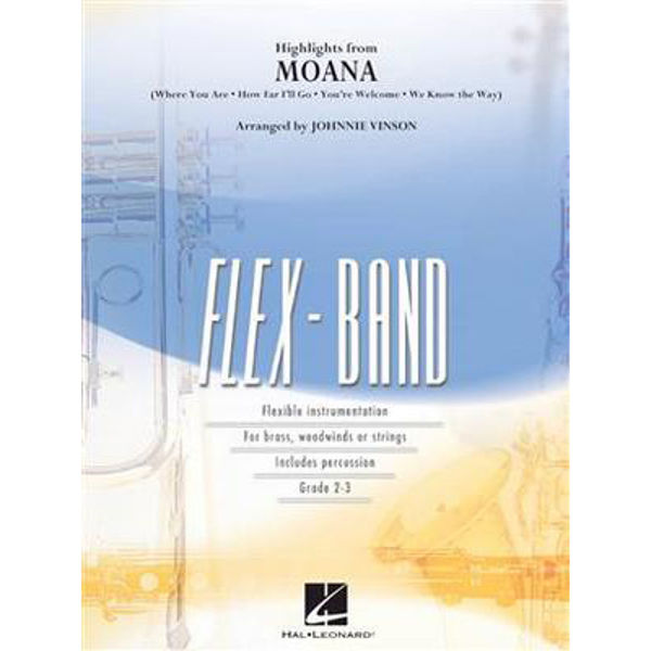 Highlights from Moana Flex-Band Grade 2-3 /arr. Johnny Vinson