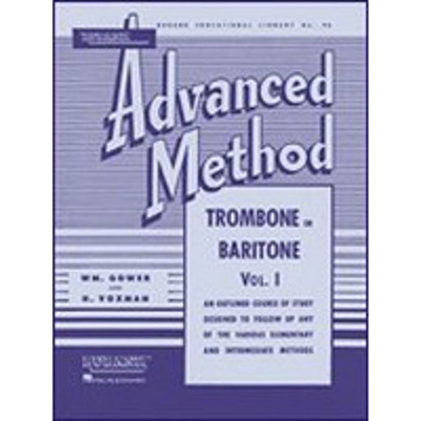 Rubank Advanced Method for Trombone or Euphonium BC Vol 1