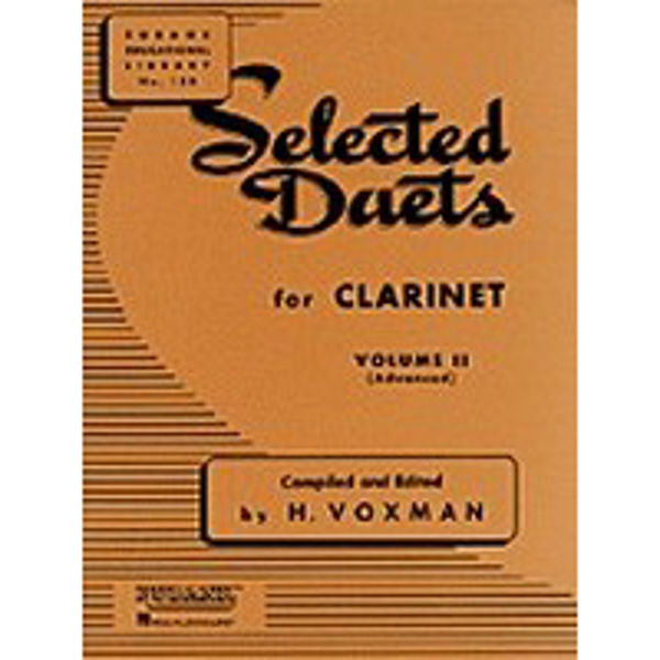 Selected Duets for Clarinet Vol 2 (advanced), Voxman