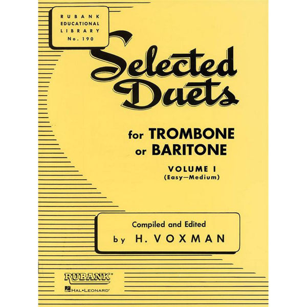 Selected Duets for Trombone Vol 1, Voxman