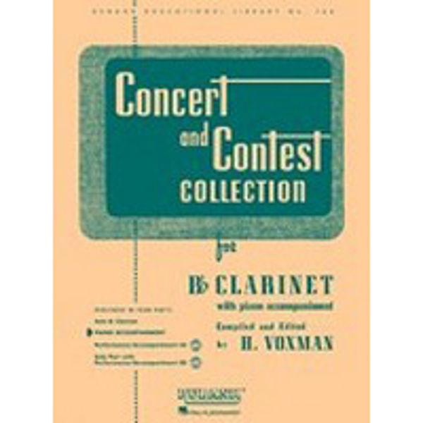 Concert and Contest Collection - Piano Accompaniment Clarinet