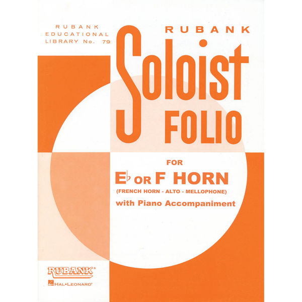 Rubank Soloist Folio - F or Eb Horn inkl Piano