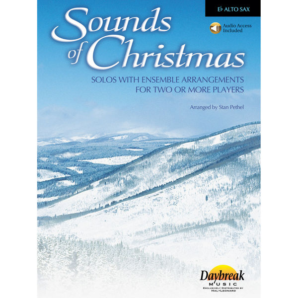 Sounds of Christmas, Solos with Ensemble arrangements for 2 or more players. Alt-Sax Book with Audio-Online