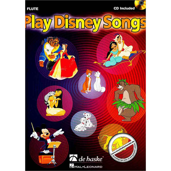 Play Disney Songs, Flute. Book+CD
