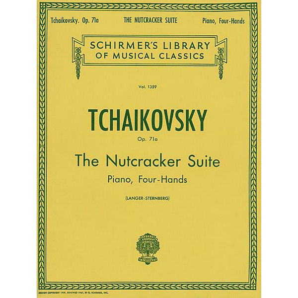 The Nutcracker Suite Op. 71 a - Piano, Four Hands - Tchaikovsky