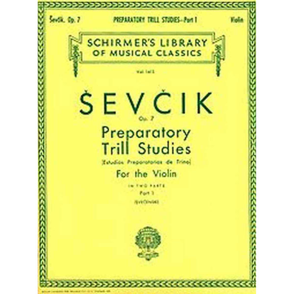 Sevcik Fiolinskole Trillestudier Op. 7 part 1